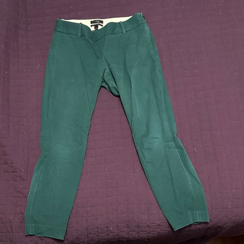 J. Crew Green Minnie Pants